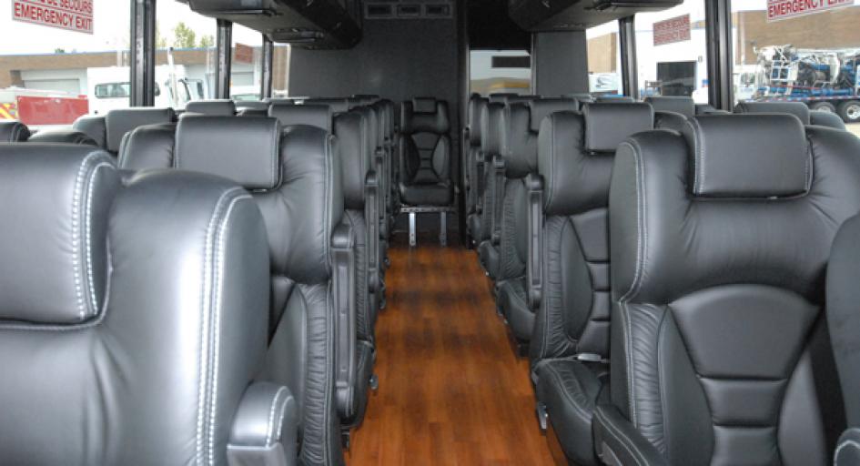 25 Passenger Minibus Rental interior